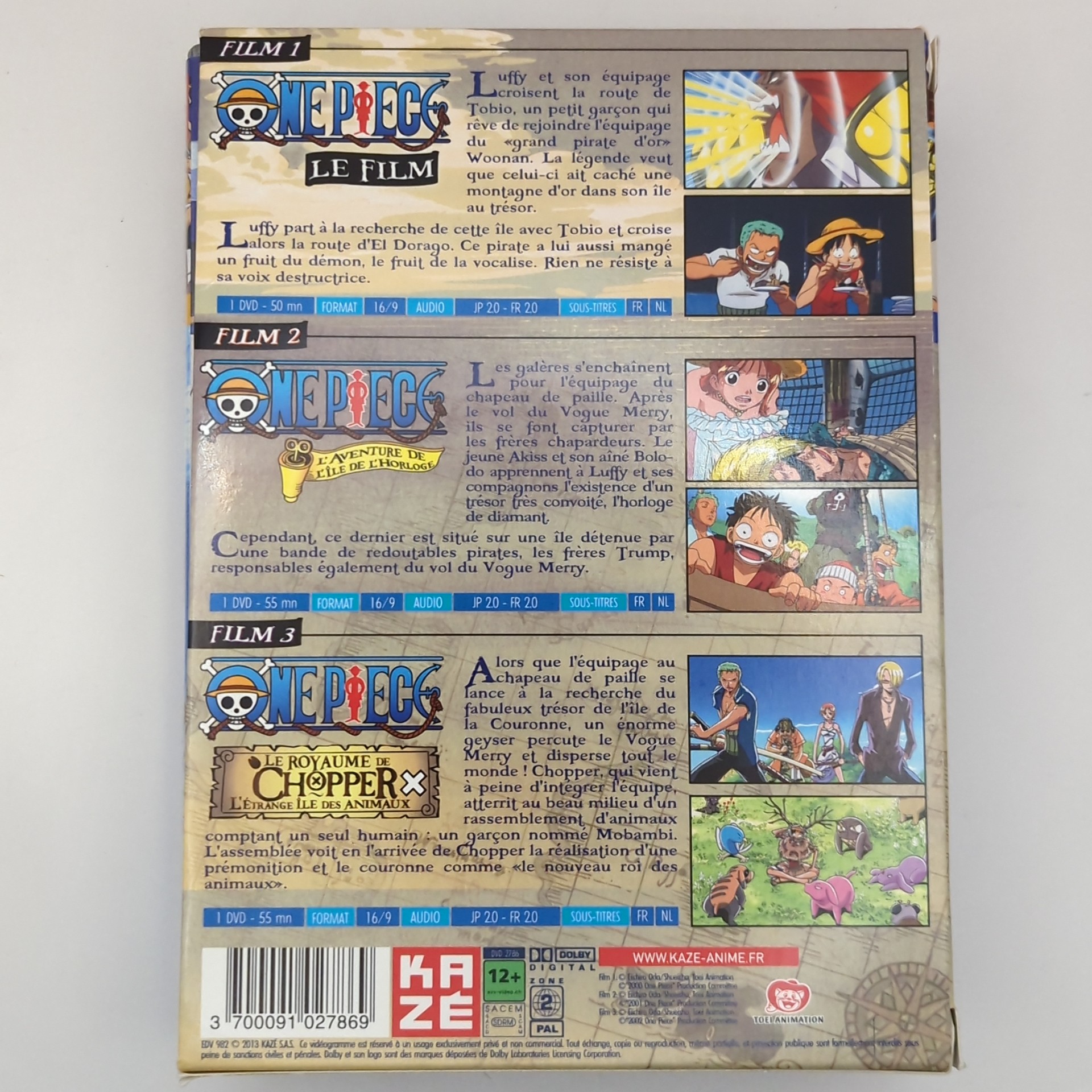 Voir photo 5 de Coffret DVD One Piece - 3 Films Coffret DVD One Piece - 3 Films Très bon état reconditionné photo 5