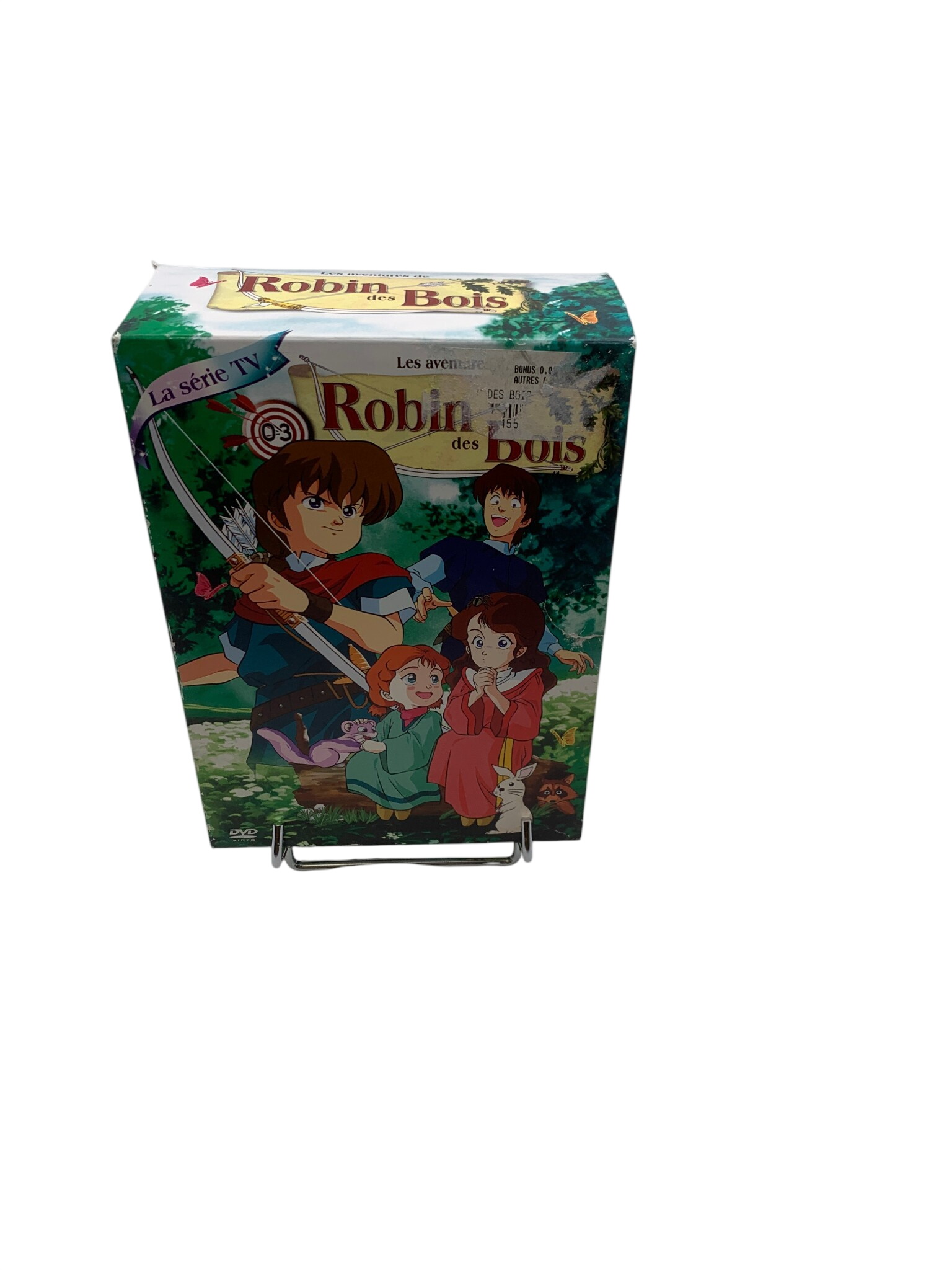 Coffret DVD Robin des bois vol. 3 (dessin animé) Parfait état - 60,00 € Coffret DVD Robin des bois vol. 3 (dessin animé) Parfait état reconditionné disponible sur Label Emmaüs