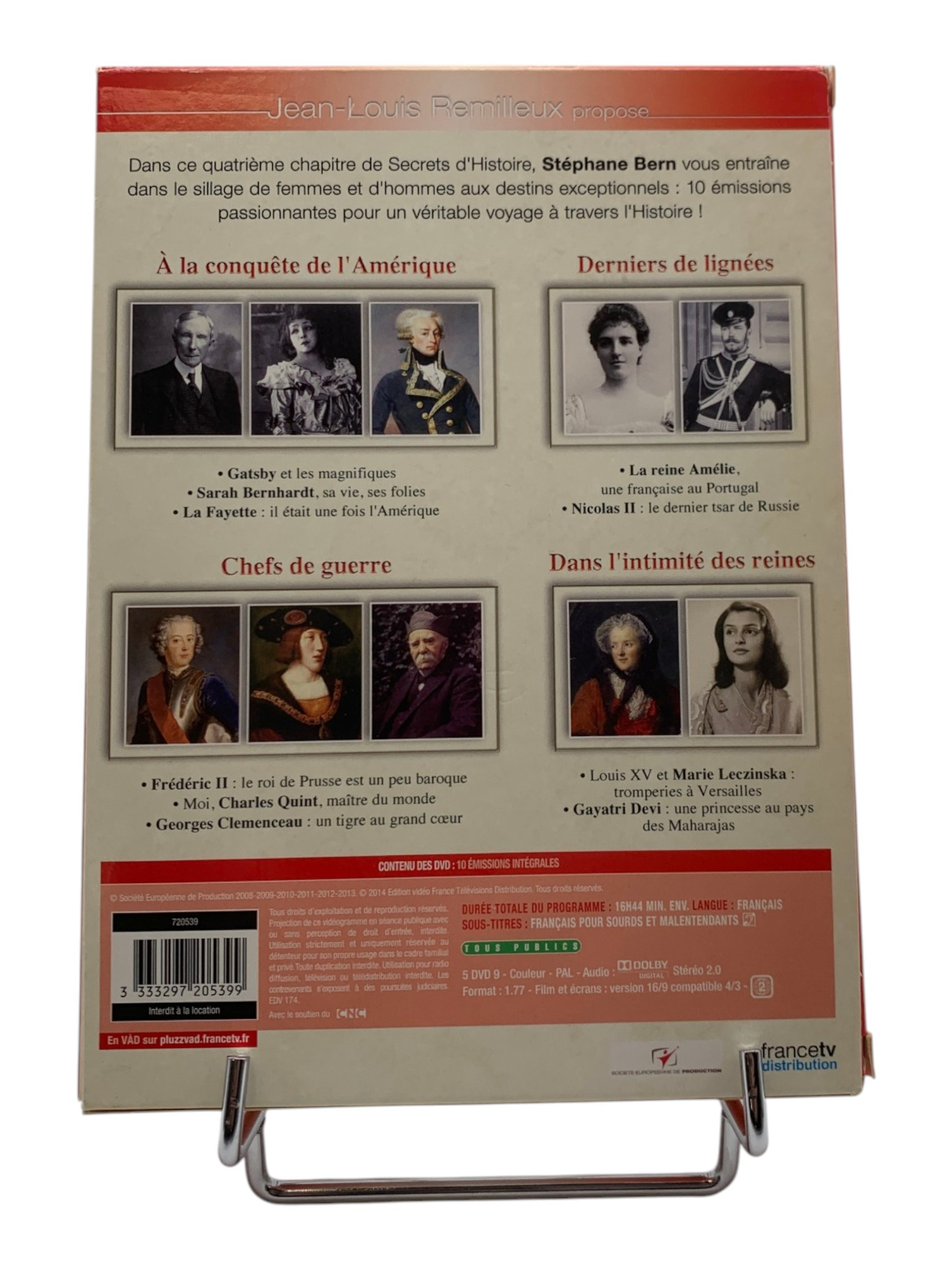 Voir photo 4 de Coffret DVD - Secrets d'histoire - Chapitre 4 Coffret DVD - Secrets d'histoire - Chapitre 4 Très bon état reconditionné photo 4
