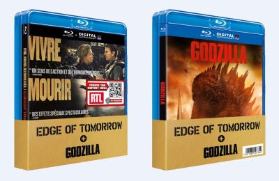 Coffret Edge of Tomorrow, Godzilla Blu-Ray + Copie Digitale État correct - 31,49 € Coffret Edge of Tomorrow, Godzilla Blu-Ray + Copie Digitale État correct reconditionné disponible sur Fnac