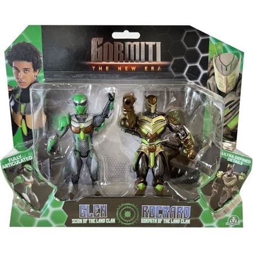 Coffret Figurines - Gormiti - Scion Et Gormiti Associé Terre - Glen Et Rockard - 15 Cm - A Partir De 4 Ans - Grv193 État correct reconditionné disponible sur Fnac