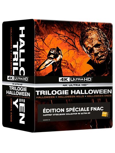 Coffret Halloween La Trilogie Édition Collector Spéciale Fnac SteelBook® Blu-ray 4K Ultra HD État correct reconditionné disponible sur Fnac