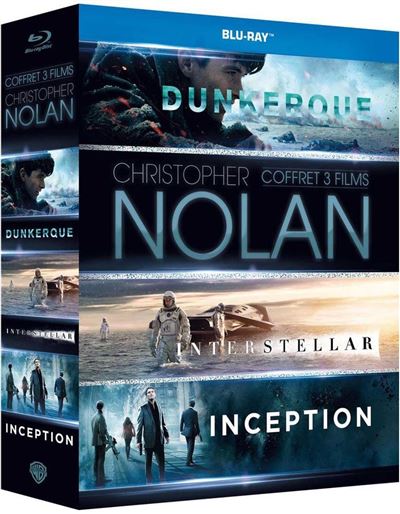 Coffret Inception Interstellar Dunkerque Blu-ray État correct - 50,73 € Coffret Inception Interstellar Dunkerque Blu-ray État correct reconditionné disponible sur Fnac