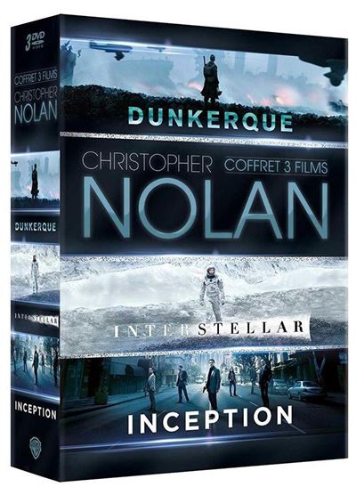 Coffret Inception Interstellar Dunkerque DVD État correct - 34,33 € Coffret Inception Interstellar Dunkerque DVD État correct reconditionné disponible sur Fnac