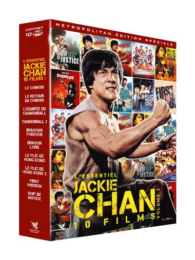 Coffret Jackie Chan L'Essentiel Numéro 3 10 Films DVD État correct reconditionné disponible sur Fnac