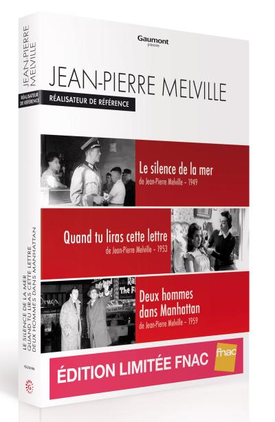 Coffret Jean-Pierre Melville 3 films Edition spéciale Fnac DVD État correct - 31,26 € Coffret Jean-Pierre Melville 3 films Edition spéciale Fnac DVD État correct reconditionné disponible sur Fnac