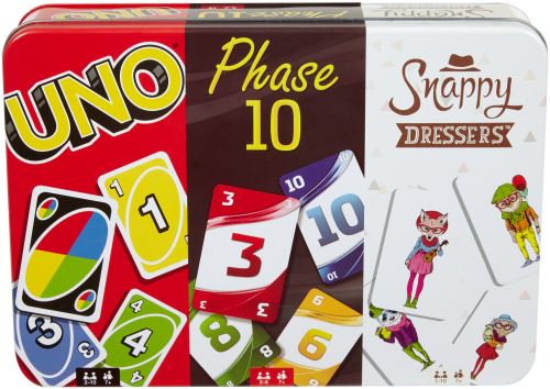 Coffret Jeux Famille Uno et Phase 10 et Les animaux en fête État correct reconditionné disponible sur Fnac
