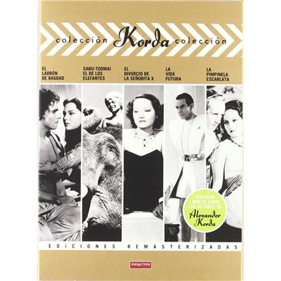 Coffret Korda Vol. 2 (he Thief of Bagdad / Elephant Boy / Things to Come / The Divorce of Lady X / The Scarlet Pimpernel) État correct reconditionné disponible sur Fnac