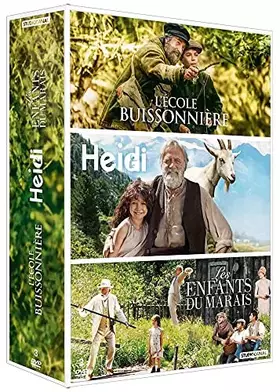Coffret : L'École buissonnière + Heidi + Les Enfants du marais [Pack] - Alain Gsponer et Jean Becker Nicolas Vanier Bon état StudioCanal reconditionné disponible sur Ammareal
