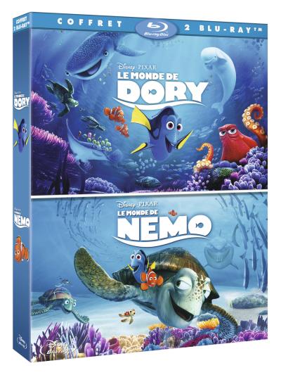 Coffret Le Monde de Dory, Le Monde de Nemo Blu-ray État correct reconditionné disponible sur Fnac | Dero