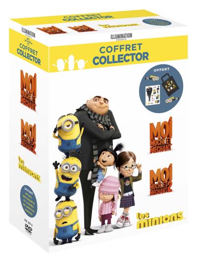 Coffret Les Minions, Moi, moche et méchant, Moi, moche et méchant 2 Edition Collector DVD État correct reconditionné disponible sur Fnac