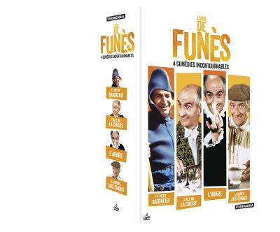 Coffret Louis de Funès 4 Comédies incontournables DVD État correct - 27,83 € Coffret Louis de Funès 4 Comédies incontournables DVD État correct reconditionné disponible sur Fnac