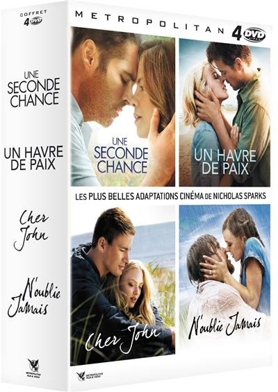 Coffret Nicholas Sparks 4 films DVD État correct reconditionné disponible sur Fnac