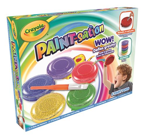 Coffret peinture Goliath Paint-station 5 pots empilables 2 en 1 État correct reconditionné disponible sur Fnac