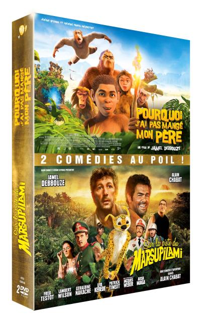 Coffret Pourquoi j'ai pas mangé mon père et Sur la piste du Marsupilami DVD État correct reconditionné disponible sur Fnac