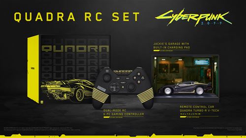Coffret Quadra RC Turbo-R V-Tech Cyberpunk 2077 État correct Bandai Namco reconditionné disponible sur Fnac | Dero