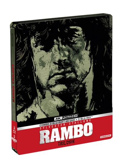 Coffret Rambo La Trilogie SteelBook® Edition Limitée Blu-ray 4K Ultra-HD État correct - 64,47 € Coffret Rambo La Trilogie SteelBook® Edition Limitée Blu-ray 4K Ultra-HD État correct reconditionné disponible sur Fnac