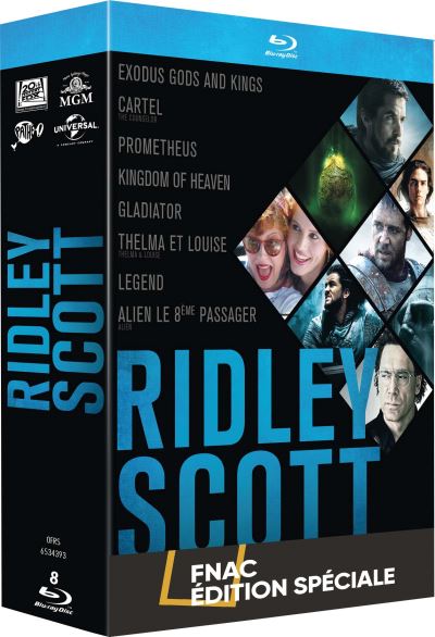 Coffret Ridley Scott 8 Films Edition Spéciale Fnac Blu-ray État correct reconditionné disponible sur Fnac