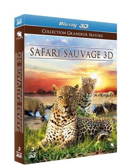 Coffret Safari sauvage 3 documentaires Edition limitée Blu-ray 3D État correct reconditionné disponible sur Fnac