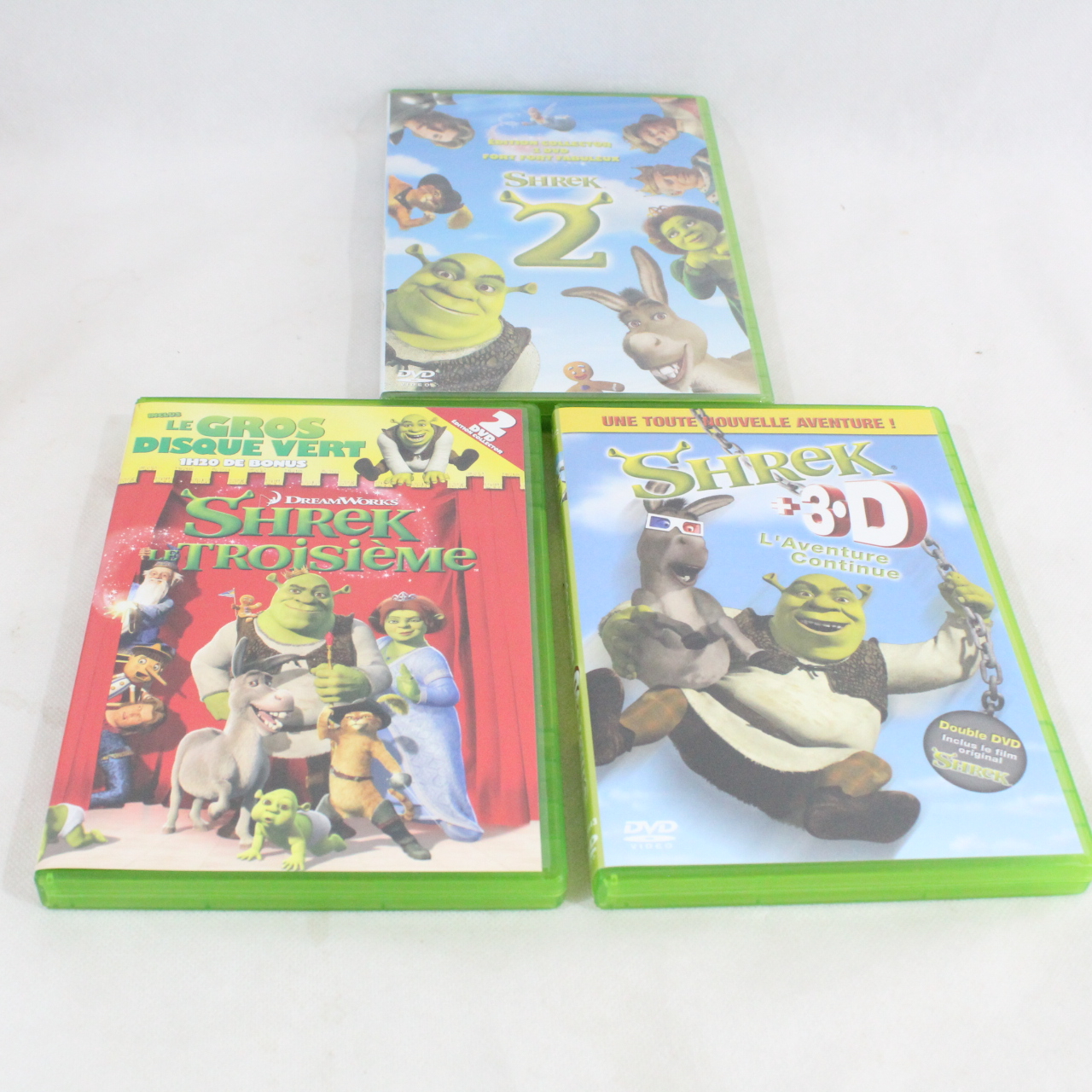 Voir photo 8 de COFFRET SHREK LA TRILOGIE COFFRET SHREK LA TRILOGIE Bon état reconditionné photo 8