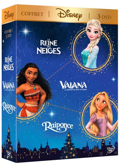 Coffret Vaiana La Reine des Neiges Raiponce DVD État correct - 35,99 € Coffret Vaiana La Reine des Neiges Raiponce DVD État correct reconditionné disponible sur Fnac