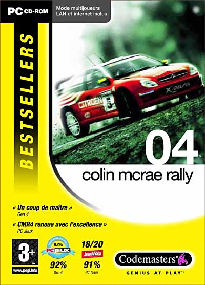Colin McRae Rally 04 État correct Codemasters reconditionné disponible sur Fnac