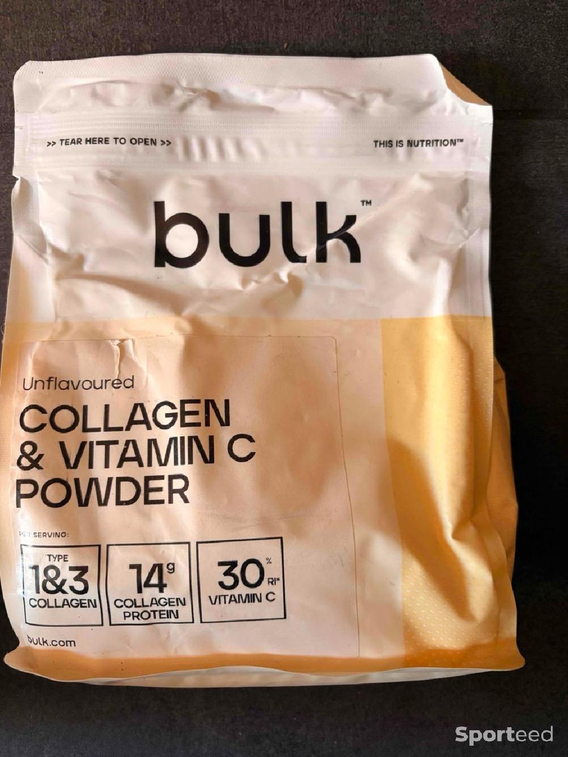 Collagène et vitamine C powder Comme neuf (c'est déjà la condition standard) N/A reconditionné disponible sur Sporteed