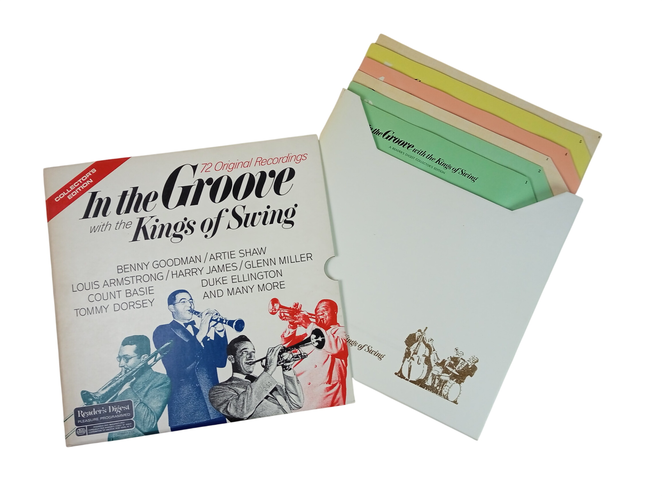 Collector's Edition : 6 vinyles 33 tours In the Groove with the Kings of Swing État correct - 25,00 € Collector's Edition : 6 vinyles 33 tours In the Groove with the Kings of Swing État correct reconditionné disponible sur Label Emmaüs