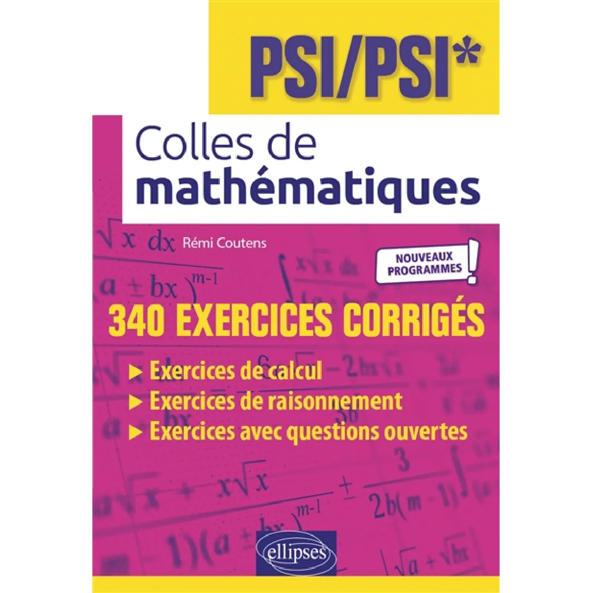 Acheter Colles de mathématiques, PSI, PSI* : 340 exercices corrigés : nouveaux programmes État correct - 18,10 € Colles de mathématiques, PSI, PSI* : 340 exercices corrigés : nouveaux programmes État correct N/A (Il ne s'agit pas d'une marque reconditionné disponible sur Rue du Commerce Seconde Vie