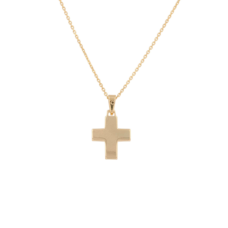 Collier croix or Parfait état - 690,00 € Collier croix or Parfait état reconditionné disponible sur Gemme Les Bijoux