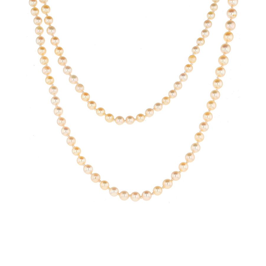 Collier de perles en Parfait état - 800,00 € Collier de perles en Parfait état reconditionné disponible sur Gemme Les Bijoux