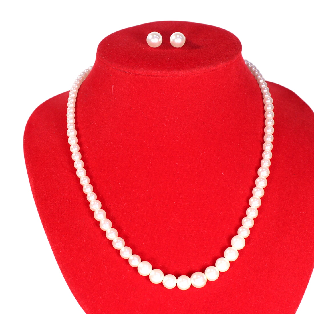 Collier de perles synthétiques forme progressive Bon état - 14,00 € Collier de perles synthétiques forme progressive Bon état reconditionné disponible sur Label Emmaüs