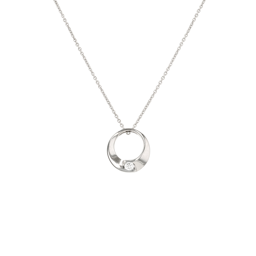 Collier diamant 0.07 Parfait état - 1450,00 € Collier diamant 0.07 Parfait état reconditionné disponible sur Gemme Les Bijoux