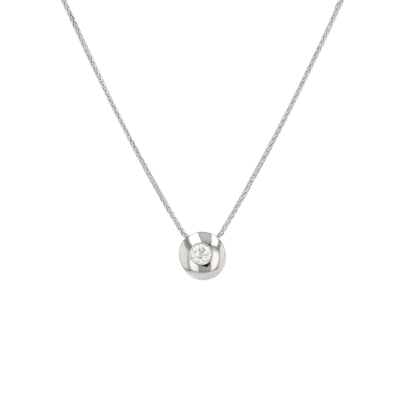 Collier diamant 0.18 Parfait état - 1250,00 € Collier diamant 0.18 Parfait état reconditionné disponible sur Gemme Les Bijoux