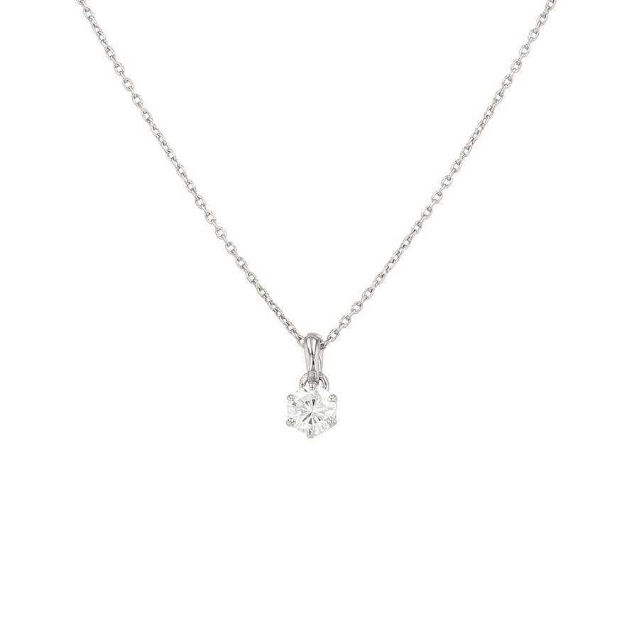Collier diamant 0.47 Parfait état - 1250,00 € Collier diamant 0.47 Parfait état reconditionné disponible sur Gemme Les Bijoux