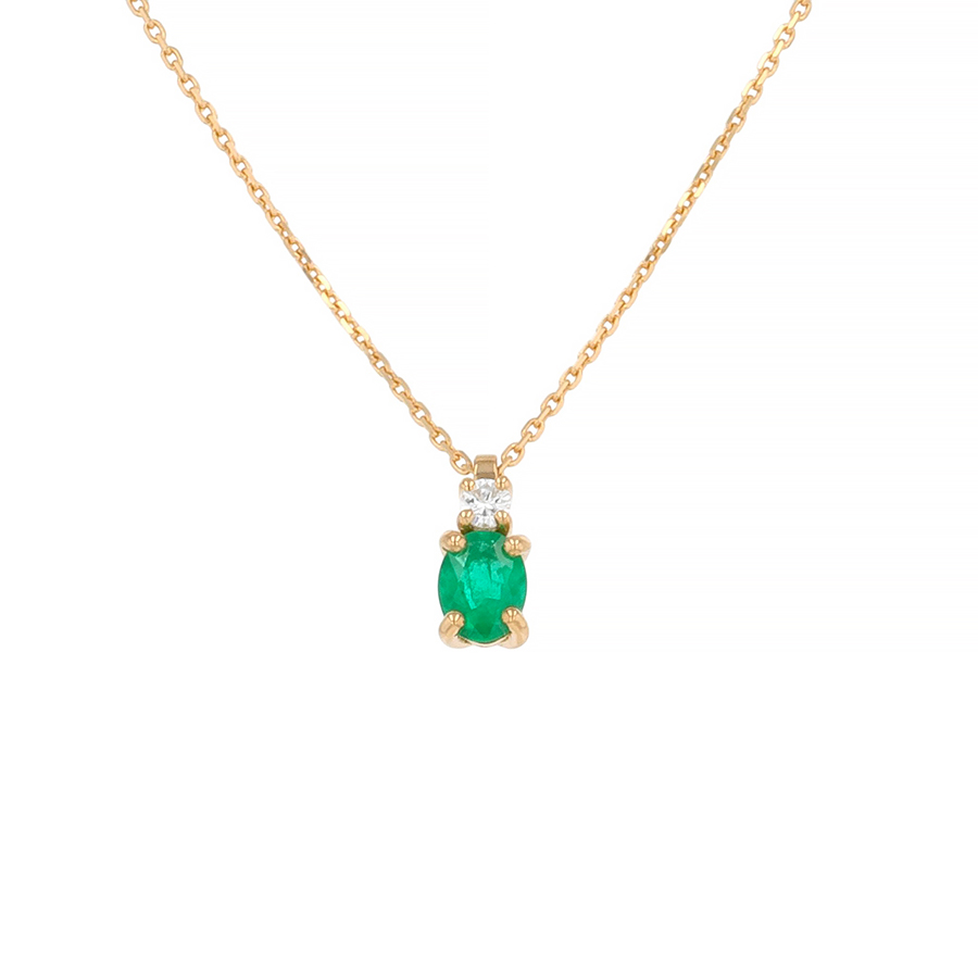 Collier émeraude Parfait état - 1600,00 € Collier émeraude Parfait état reconditionné disponible sur Gemme Les Bijoux