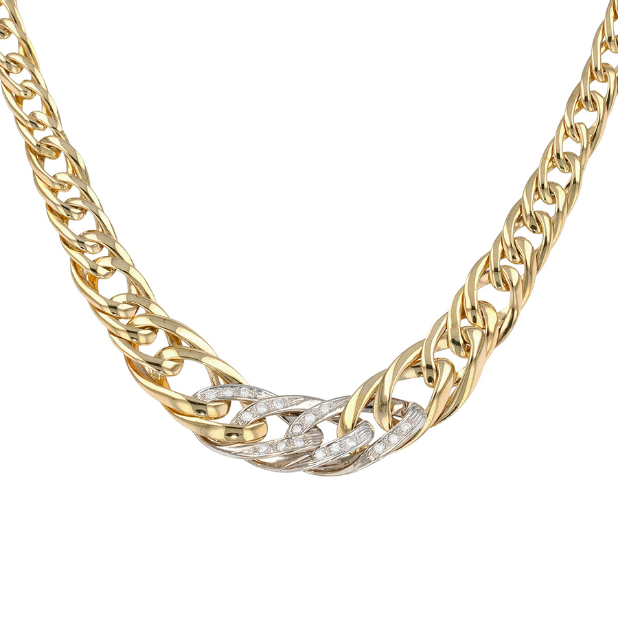 Collier maille en Parfait état - 6800,00 € Collier maille en Parfait état reconditionné disponible sur Gemme Les Bijoux