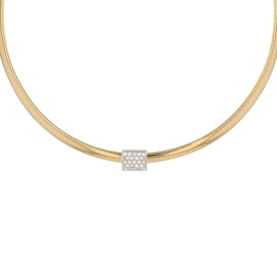 Collier maille oméga Parfait état - 6100,00 € Collier maille oméga Parfait état reconditionné disponible sur Gemme Les Bijoux