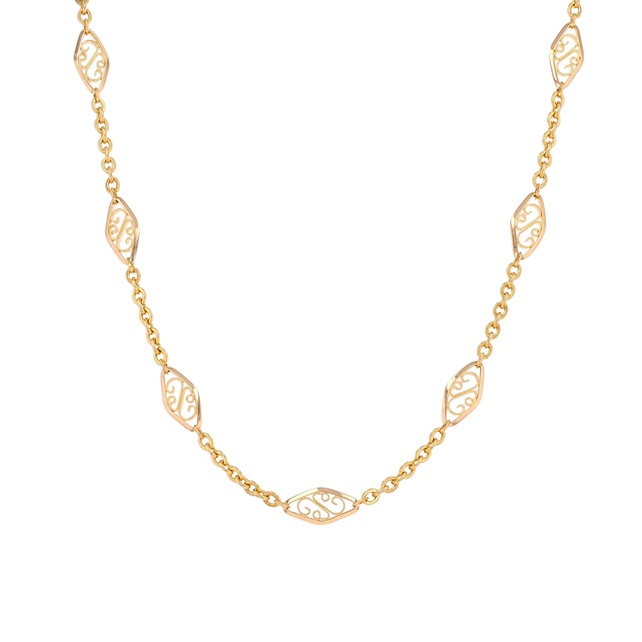 Acheter Collier maille Parfait état - 4830,00 € Collier maille Parfait état reconditionné disponible sur Gemme Les Bijoux