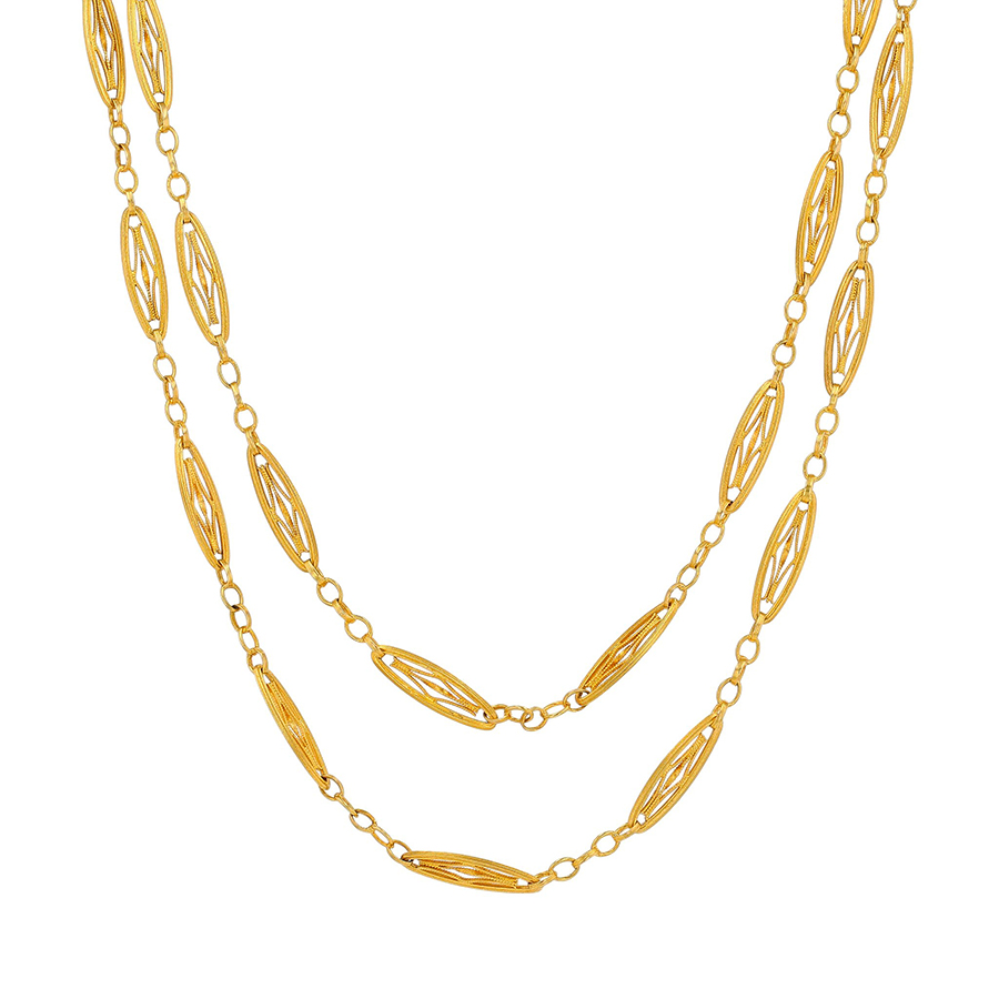 Acheter Collier maille Parfait état - 5600,00 € Collier maille Parfait état reconditionné disponible sur Gemme Les Bijoux