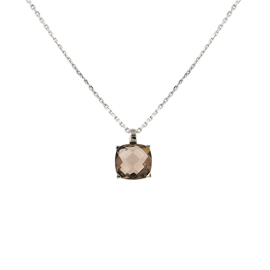 Collier quartz fumé Parfait état - 1150,00 € Collier quartz fumé Parfait état reconditionné disponible sur Gemme Les Bijoux