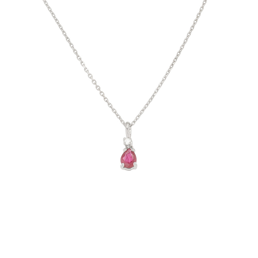 Collier rubis 0.33 Parfait état - 650,00 € Collier rubis 0.33 Parfait état reconditionné disponible sur Gemme Les Bijoux