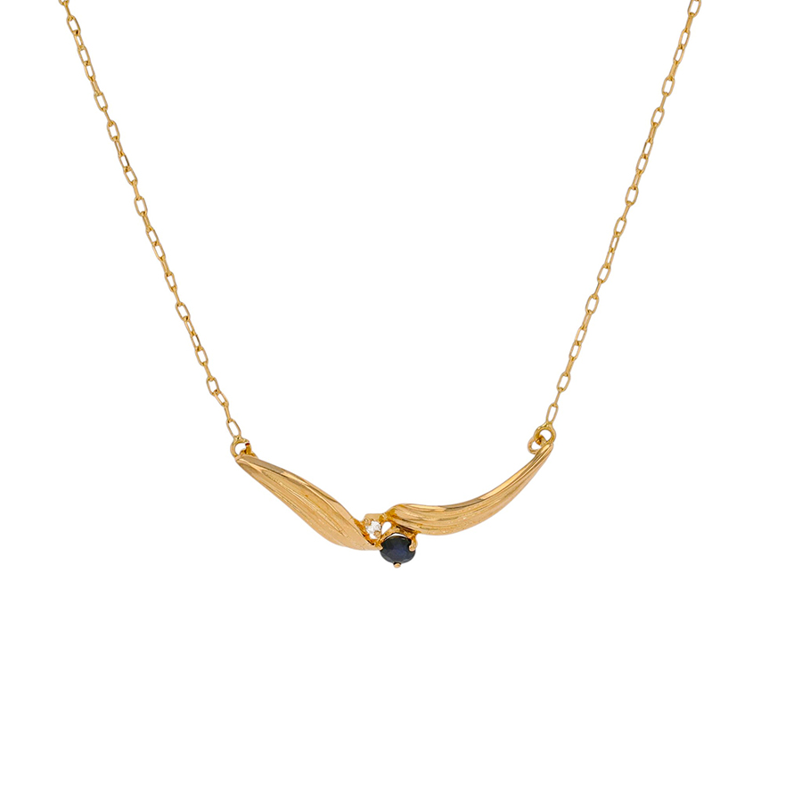 Collier saphir 0.16 Parfait état - 690,00 € Collier saphir 0.16 Parfait état reconditionné disponible sur Gemme Les Bijoux | Dero