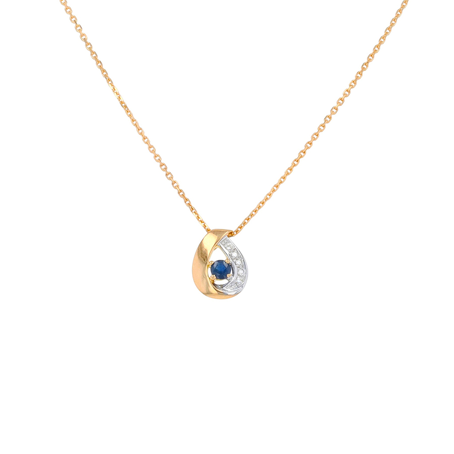 Collier saphir 0.17 Parfait état - 720,00 € Collier saphir 0.17 Parfait état reconditionné disponible sur Gemme Les Bijoux