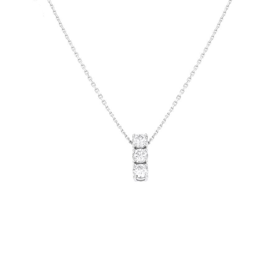Collier trilogie Parfait état - 1345,00 € Collier trilogie Parfait état reconditionné disponible sur Gemme Les Bijoux | Dero