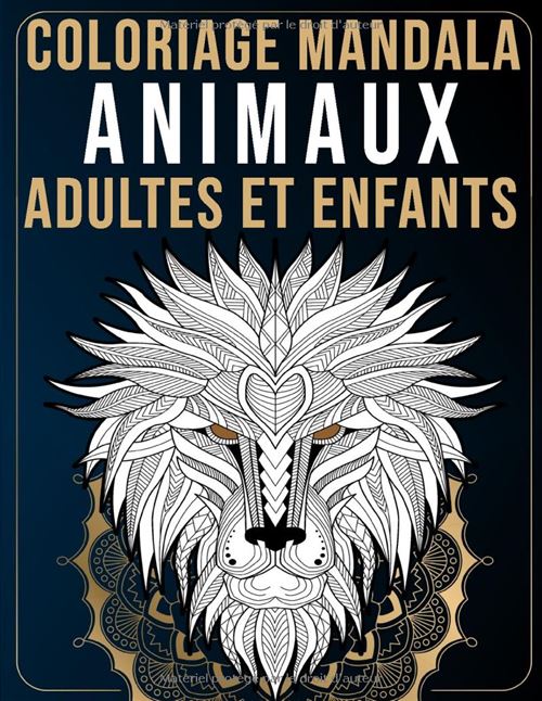 Coloriage Mandala Animaux Adultes et Enfants – 50 mandalas faciles anti-stress, fleurs et animaux – 93 pages, grand format État correct N/A reconditionné disponible sur Fnac