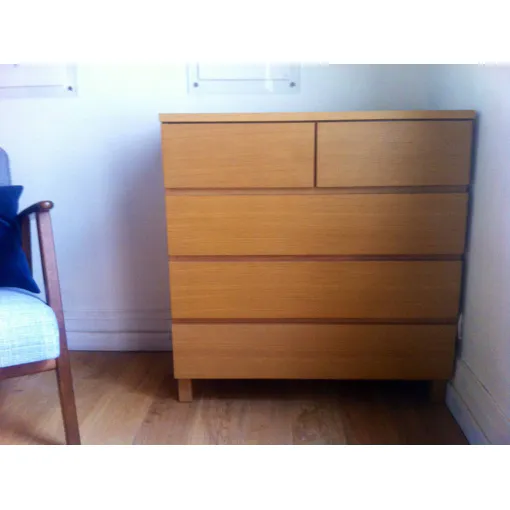 Commode MUJI 5 tiroirs d'occasion Bon état reconditionné disponible sur Rakuten