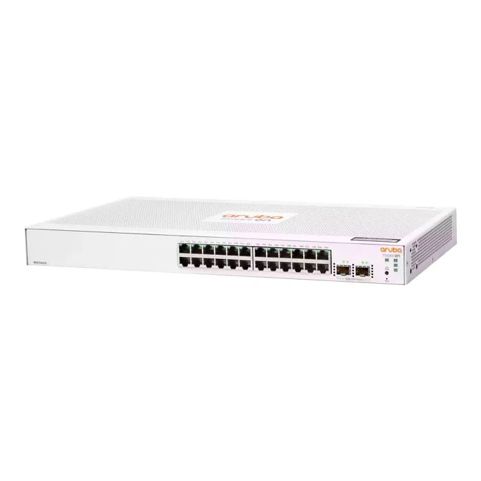 Commutateur autonome - HPE - Aruba Ion 1830 - 24 ports LAN RJ-45 - 2 ports SFP - Gigabit Ethernet Reconditionné - 160,00 € Commutateur autonome - HPE - Aruba Ion 1830 - 24 ports LAN RJ-45 - 2 ports SFP - Gigabit Ethernet Reconditionné N/A reconditionné disponible sur Cdiscount Seconde Vie | Dero