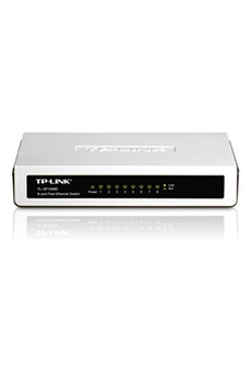 Commutateur de bureau 8 ports 10/100 Mbps Bon état TP-Link reconditionné disponible sur Darty