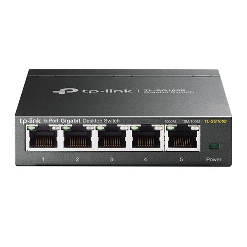 Commutateur réseau TP-LINK TL-SG105 5 ports Noir État correct TP-Link reconditionné disponible sur Fnac | Dero